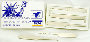 CREDIT CARD LOCK-PICK SET